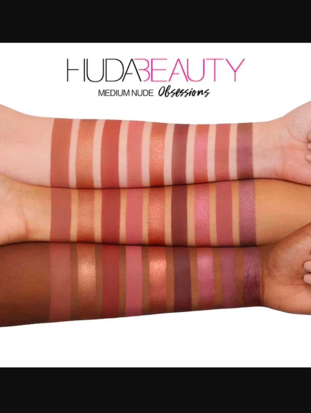 HUDA BEAUTY Nude Obsessions Eyeshadow Palette- New In Box